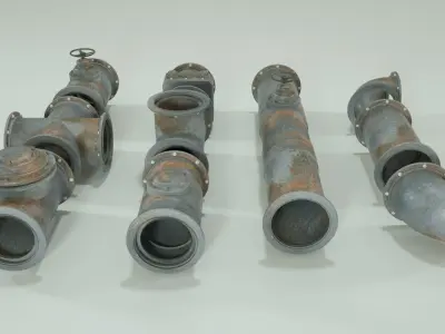 Modular Pipeline 3D Model 3D model