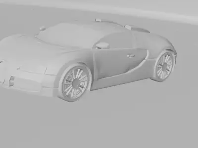 Bugatti Veyron  Low-poly 3D model by khodirovjamshid061
