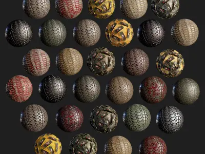 200 Military War Seamless PBR Textures Texture
