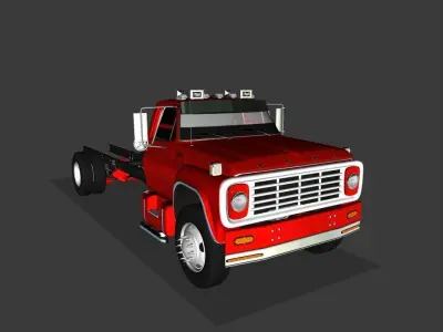  light led Angel Eye for kenworth w900 t800 t600  Low-poly 3D model