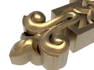  decorative pattern ready for 3D printing 3D model