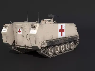 M113A3 Armored Medical Evacuation Vehicle 3D model