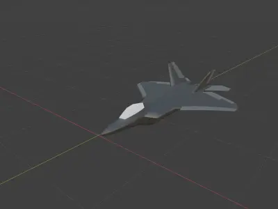 Lockheed Martin F-22 Raptor Free 3D model