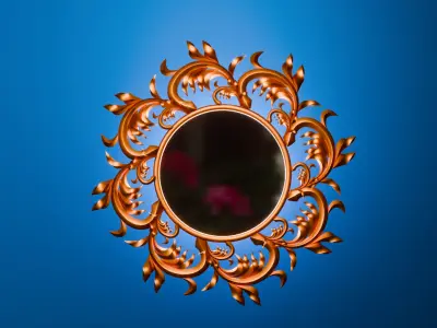 Roberto Giovannini MIRROR FRAME SUN SHAPE 3D model