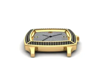 Diamond Wrist Watch  3D print model