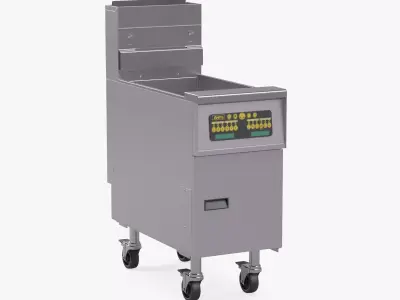 Anets Gas Deep Fryer AGP60 3D model