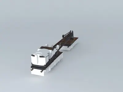 RAILWAY CRANE Sidings Junk Free 3D model
