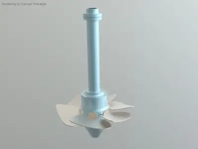 Turbina Kaplan Free 3D model