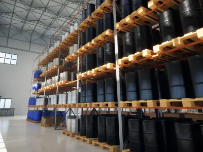 Warehouse Storage Pack Low-poly 3D model purchase