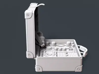 Military Suitcase Radio RoZ 3D print model