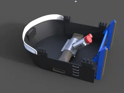 Headbarge ship 3D print model