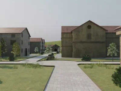 Village Overview 3D model purchase