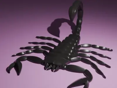 Scorpion 3D print model get