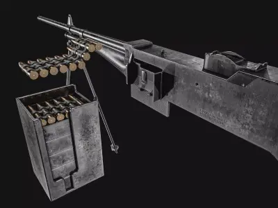 Eriksen M25 1925 Low-poly 3D model