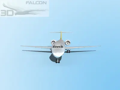 Falcon3D MD-80 SAS Snowflake 3D model