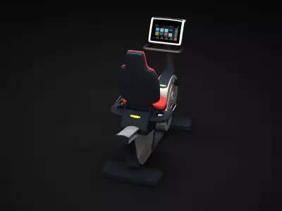 Recline machine 3D model