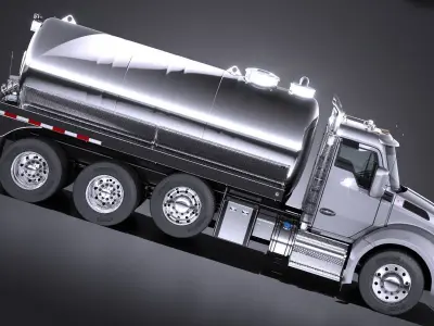 Kenworth T880 2017 Tank Truck 3D model