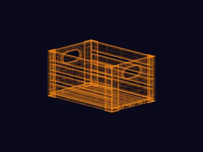 Crate Container 3D model