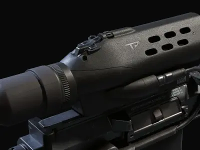 Sniper rifle  3D model