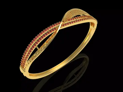 Art Deco Bracelet 39 3D print model