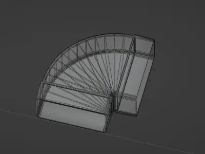 Air ventilation Low-poly 3D model