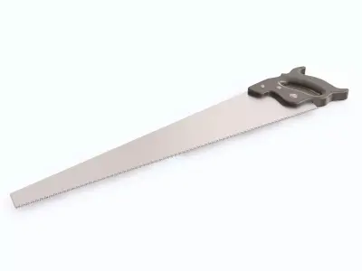 Hacksaw wood 3D model