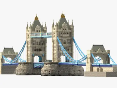 Tower Bridge London  purchase 3D model