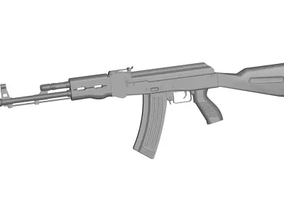 AK 47 RIFLE 3D model