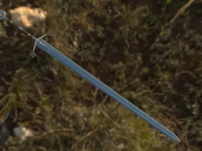 Claymore Longsword 3D model