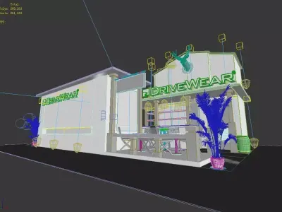 Exhibition - Area -10X6-3DMAX2009-032 3D model