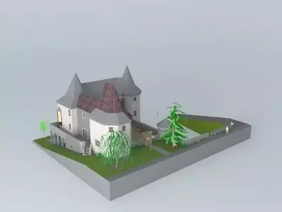 Mini Castle Free 3D model