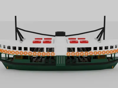 Hong Kong StarFerry for 3D printing 3D print model