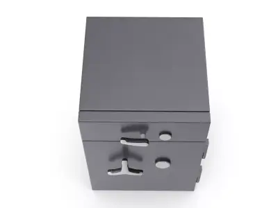 Steel Safe - Small Low-poly 3D model