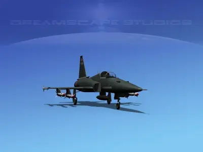 Northrop F-20 Tigershark V12 3D model