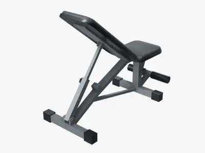 Weight Bench Low-poly 3D model buy