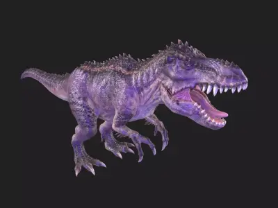 Dinosaur animation Low-poly 3D model