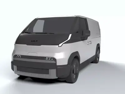 KIA PV5 Cargo EV Cars Low-poly 3D model