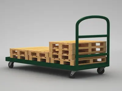 Transport Trolley 3D model