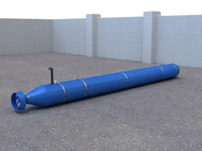 Bluefin Knifefish 3D model