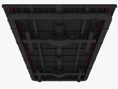 Ceiling Ventilation Pipes 8 3D model