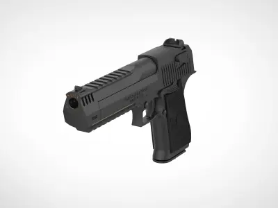 Desert Eagle Mark XIX from the movie Deadpool 3 2024  3D model
