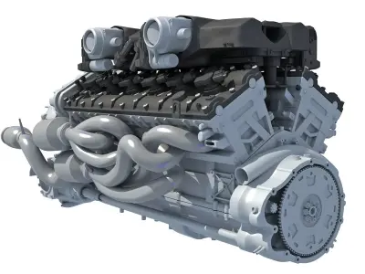 V12 Engine 3D model purchase