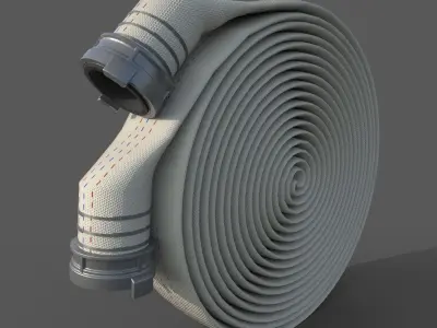 Fire hose 3D model