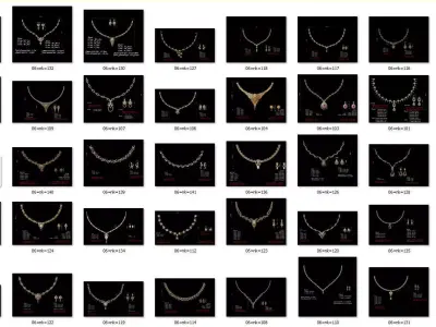  necklace bulk 40  stl files ready to print  part 04 3D print model