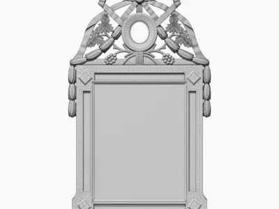 Louis XVI Mirror 3D model