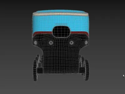 Amazon Scout Delivery Robot Prime 3D model