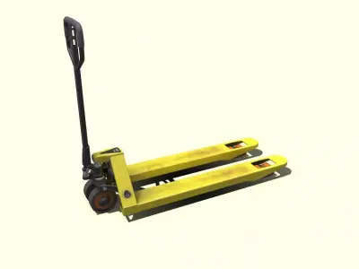 Hand Forklift Low-Poly PBR Low-poly 3D model