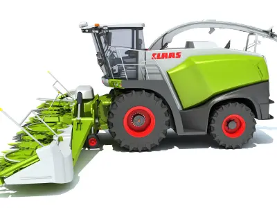 Forage Harvester Claas Jaguar 3D model