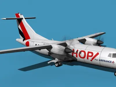 ATR-42-320 Hop 3D model