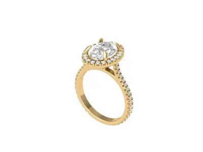 Wedding Ring 3D print model 110